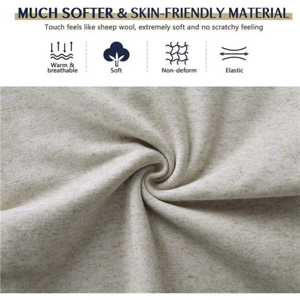 Winter Neck Gaiter Warmer, Soft Fleece Face Mask Scarf for Cold Weather
